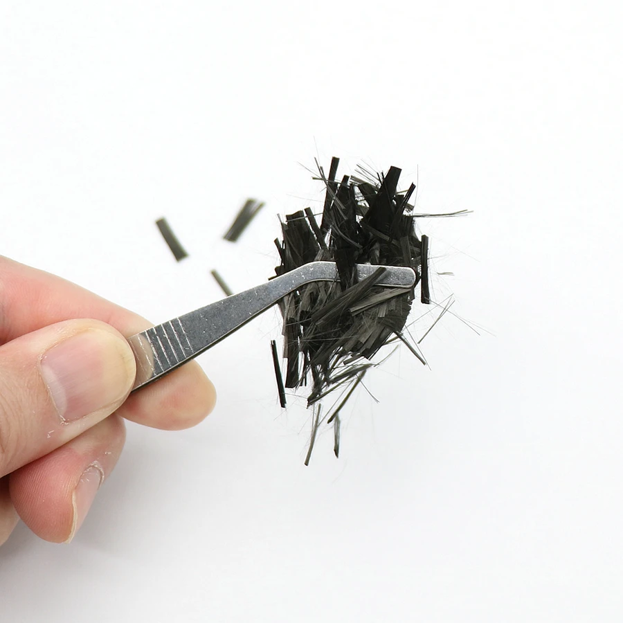 

500G 3-12MM Carbon Fiber Modified Reinforced Conductive Chopped High Temperature Carbon Fiber Chopped Strand Marble Texture