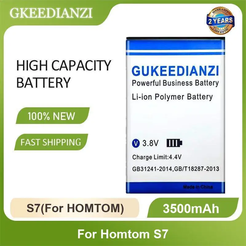 Аккумулятор для Homtom HT70 S99 ZOJI Z8 5.0 дюймов MTK6750 HT7 Pro S16 S7 Z6 Z7 HT6 Oukitel K6000 Ulefone Power DOOGEE T6 S8 5.7 HT37