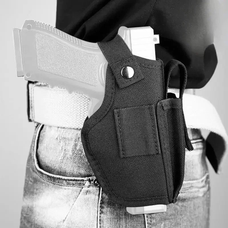 

Portable Gun Storage Bag Holster Tactical Hunting Carry Pouch Hand Gun Holder Waist Concealed Pistol Bags for Compact Handgun