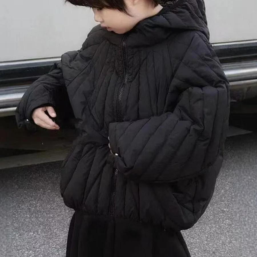 

Новый зимний пуховик для мальчиков, плотные детские пальто, детские осенние пальто 2025-A094