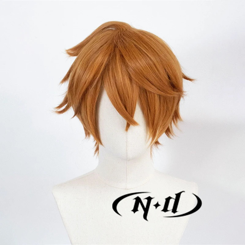 ND Tartaglia تأثيري الباروكات Genshin تأثير تأثيري خصلات الشعر المستعار هيربيسي ل كوميك كون كوزر زي موضوع حفلة مقاومة للحرارة