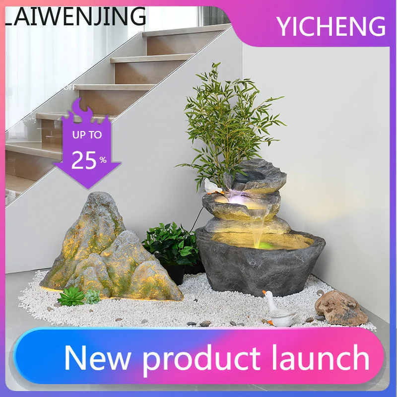 LYY  Fish Pond Rockery Water Flow Ornament Circulating Fountain Landscaping High-End Feel