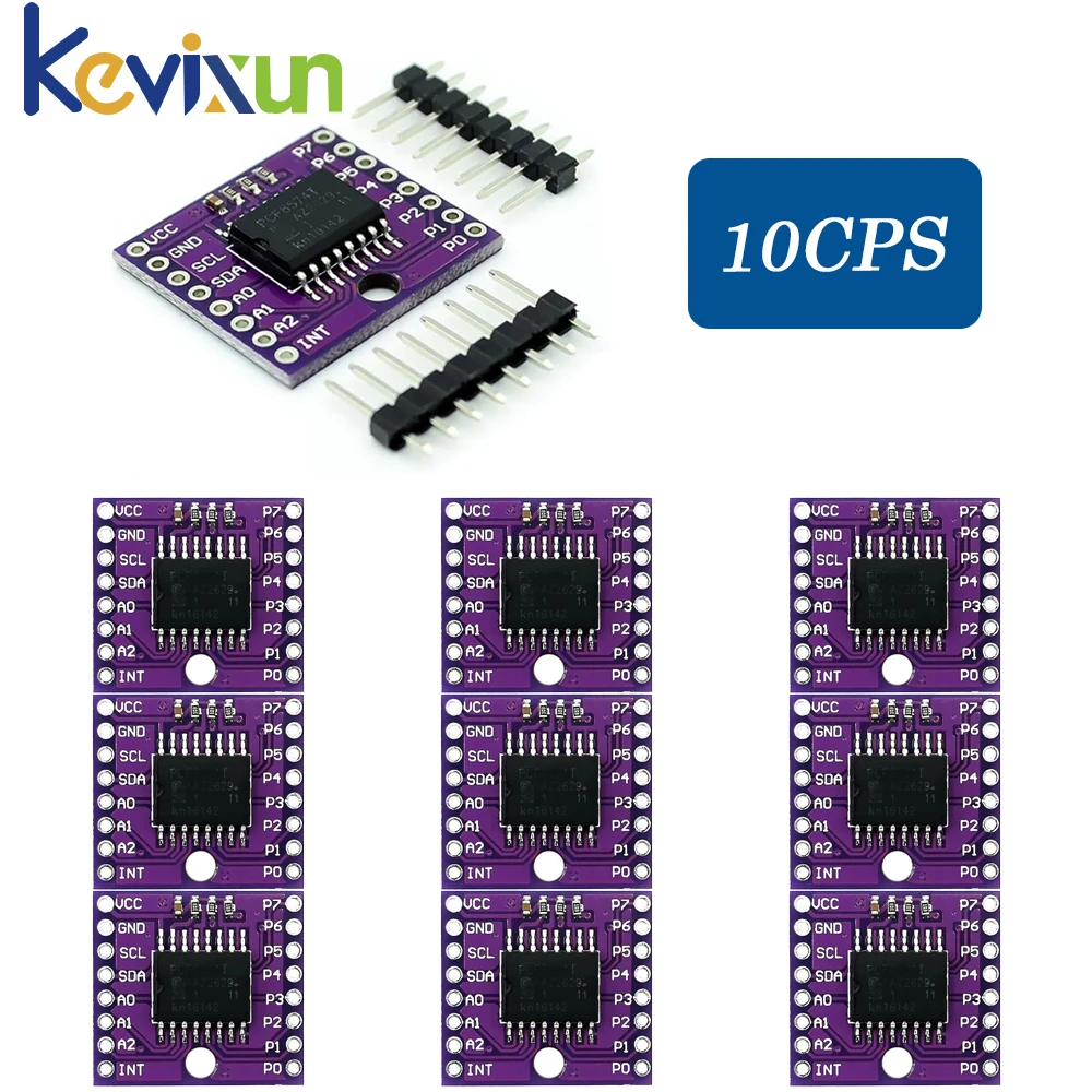 1-10pcs MCU-8574 PCF8574T I2C bus 8-bit remote I/O expansion module high current