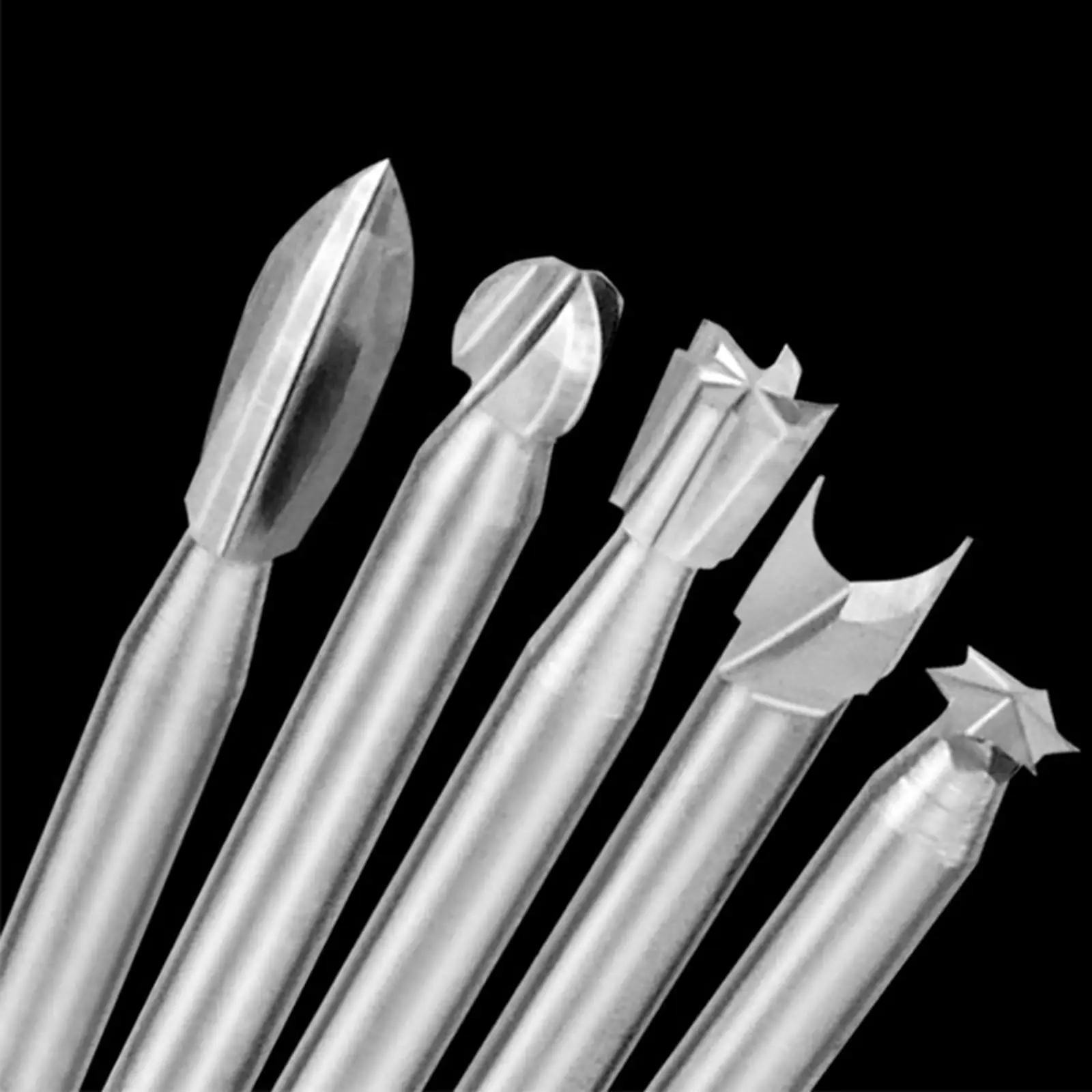 

10x Wood Carving Bit 0.6 cm Round Shank Carpenters Versatile