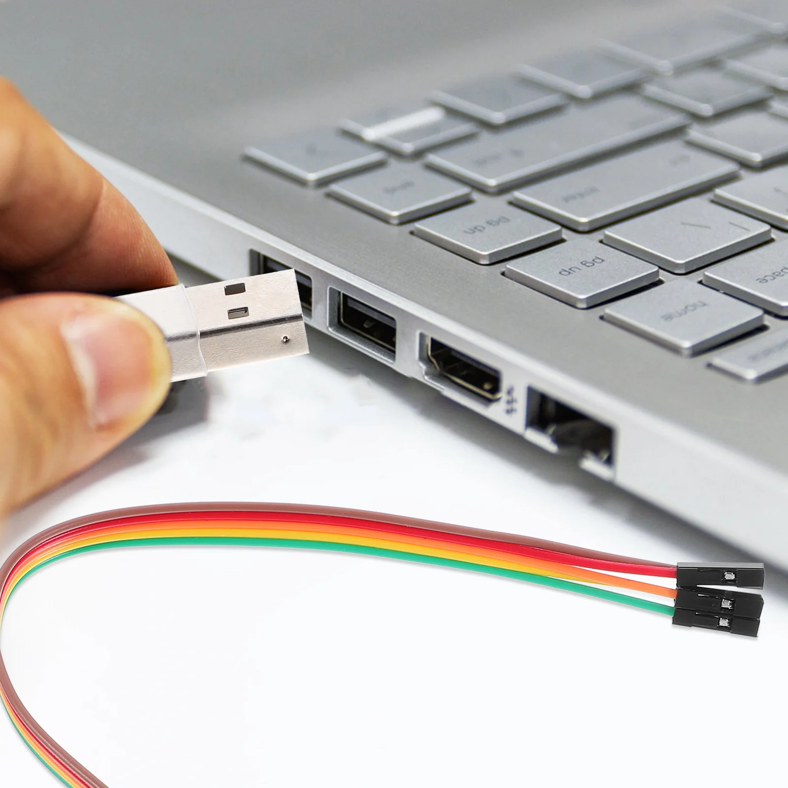 

Usb To Module 5 Module Pin Serial Converter Uart Adapter 3.3V 5V Gnd Win Random Color