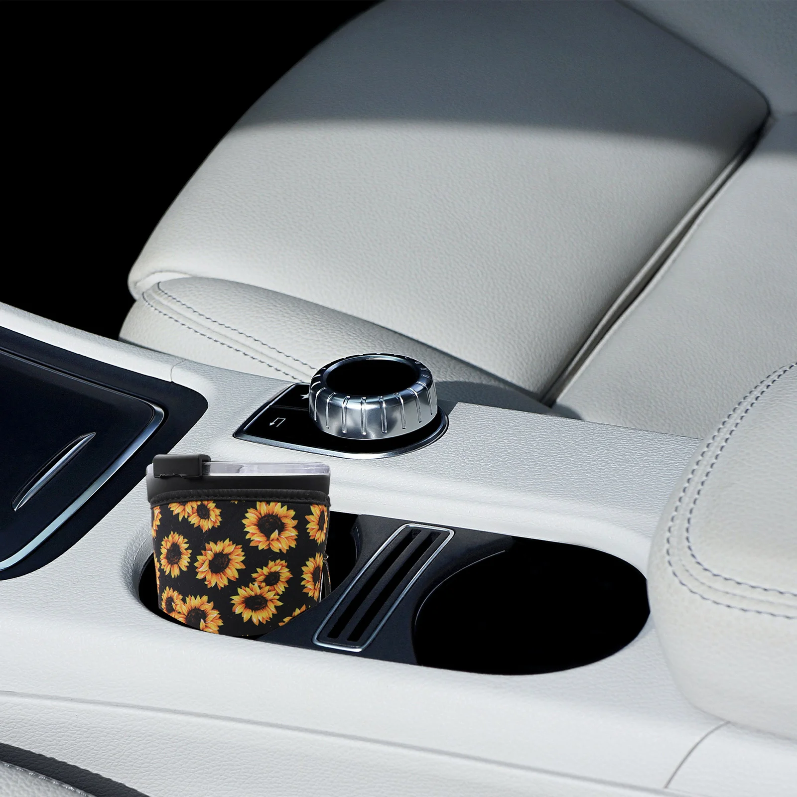 

4pcs Car Cup Holder Insulation Sleeve For Bottle Lightweight Portable Thermal Cover Practical Vehicle Mount Accessory