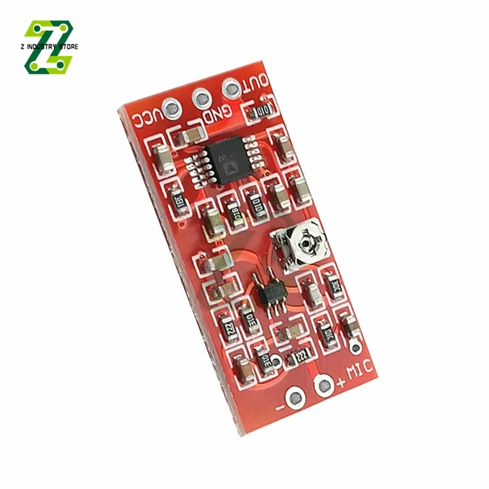 DC3 ~ 5V MAX4466 Electret ميكروفون وحدة مكبر للصوت إشارة الصوت مجلس مكبر للصوت مع SSM2167 ضاغط صوت