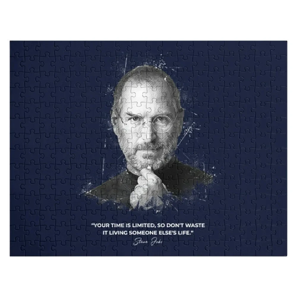 

Steve Jobs Jigsaw Puzzle Custom Name Wood Photo Custom Custom Photo Personalised Puzzle