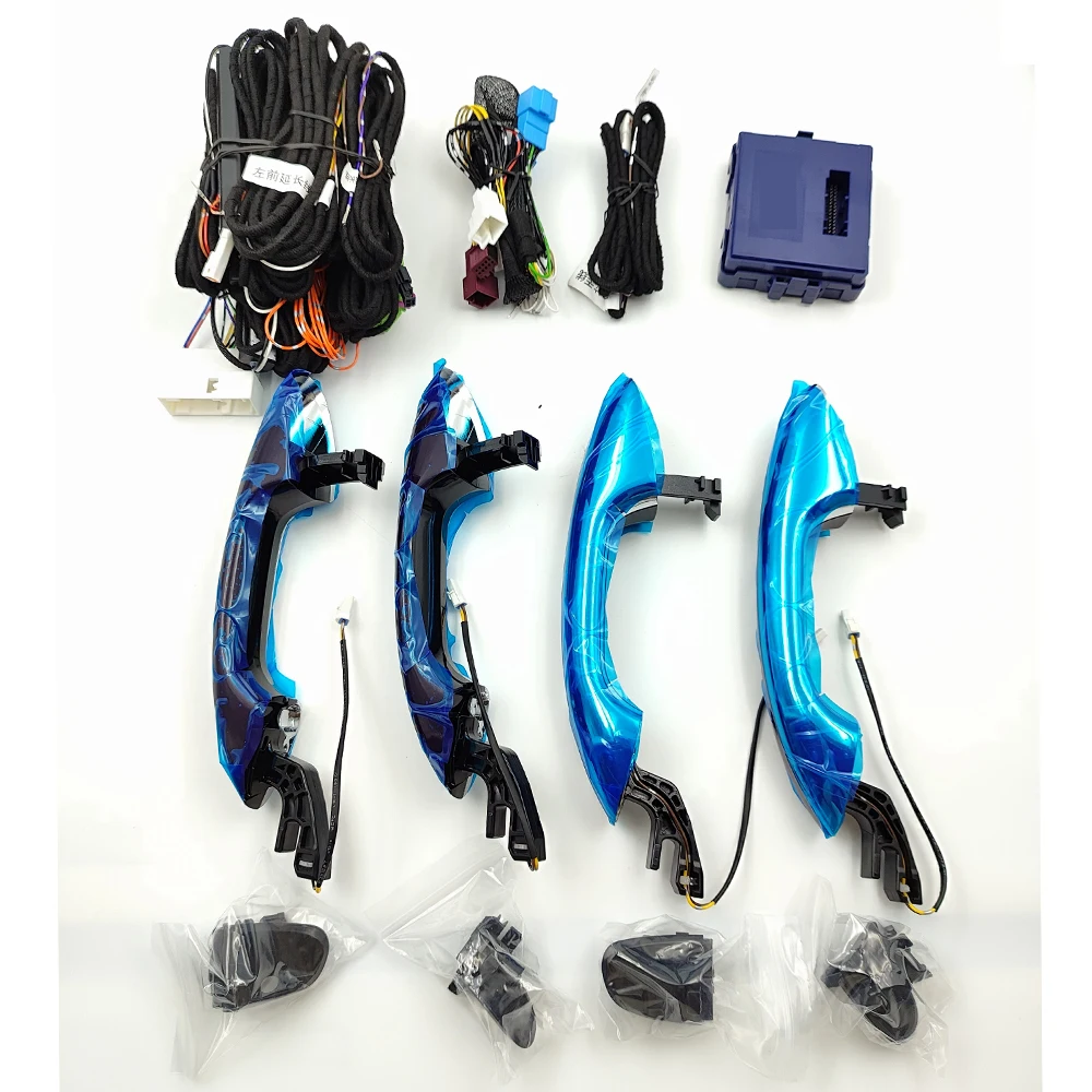 

For New 2023 C W206 GLC X254 PKE Keyless Go Comfort Access System 4 Handle No Need Programmer Use Original Key Color Code 197