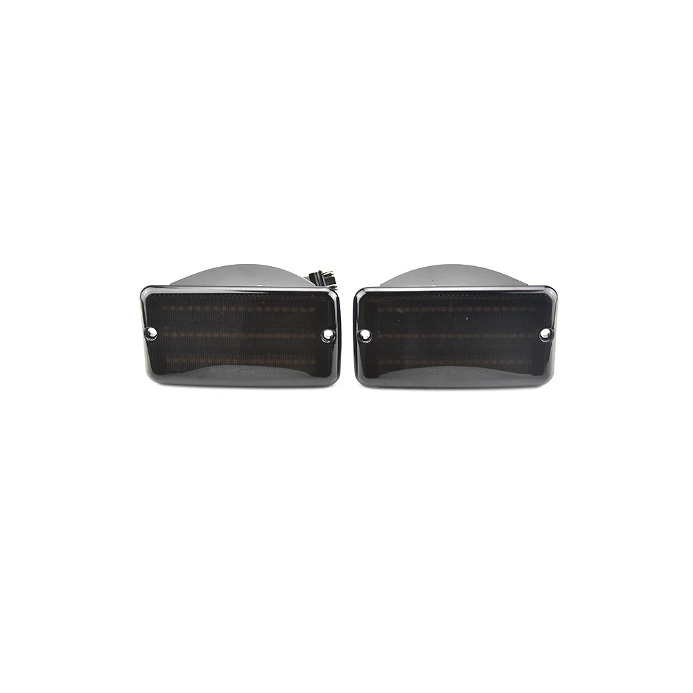 

Подходит для Jeep Wrangler TJ 97-06 Dynamic Янтарный светодиодный передний бампер, боковые габаритные огни, белый парковочный фонарь, указатель поворота, мигалка