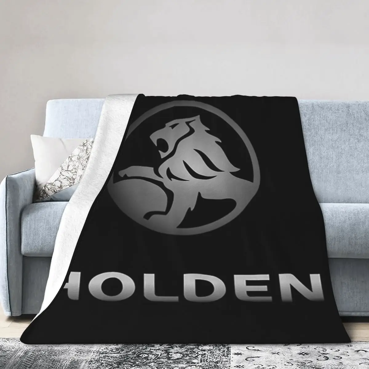 Best Edition Holden Logo Essential Blanket Soft Warm Flannel Throw Blanket Cover for Bed Living room Picnic Travel Home Sofa