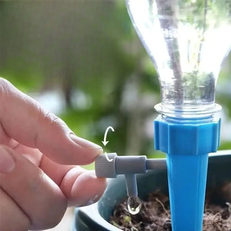 5/10 pieces of automatic watering device - self-watering and fertilizing flower pot with self-watering drip heads