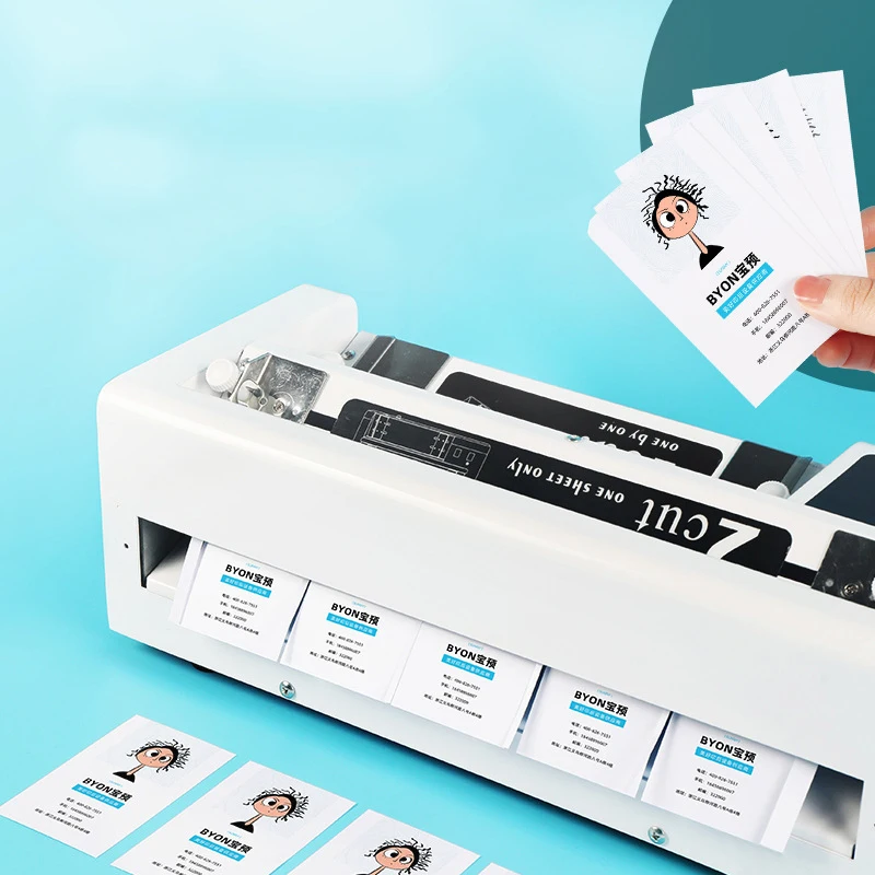 Electric Business Card Cutting Machine A4 Heavy-Duty Micro-Adjustment Business Card Cutting Machine Cutting Trimmer New Electric