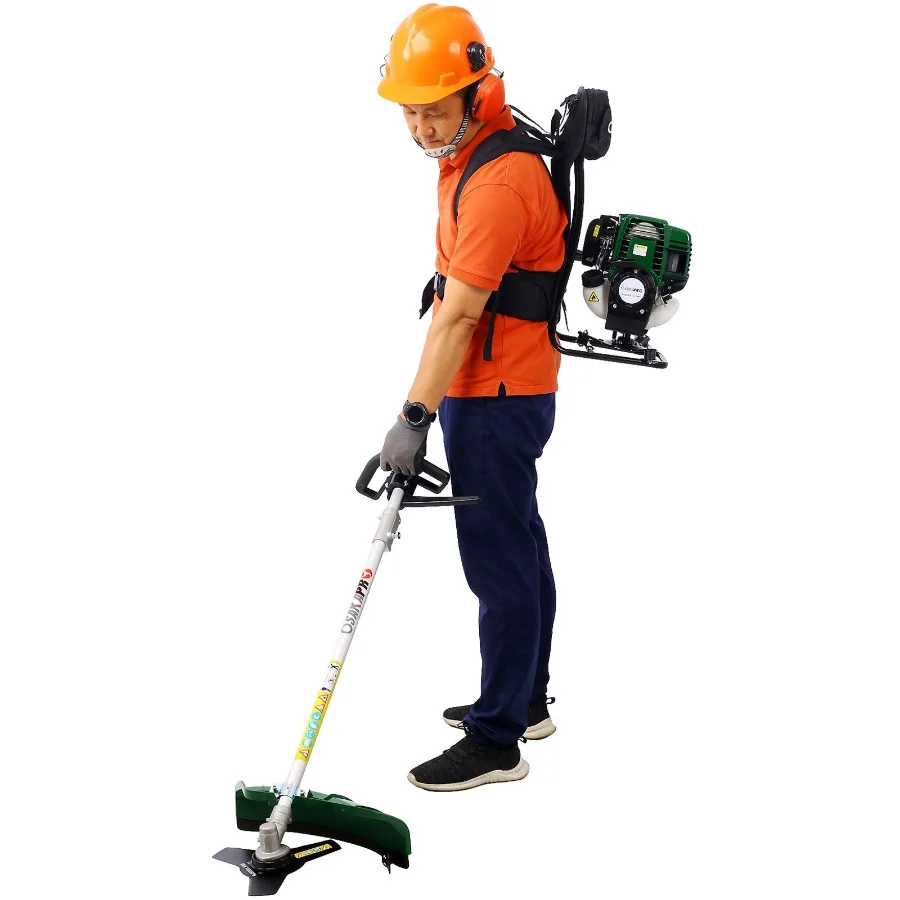 Rugzak 4 in 1 Multifunctioneel trimgereedschap 38CC 4-takt tuingereedschapssysteem met gaspaalzaag heggenschaar grastrimmer en