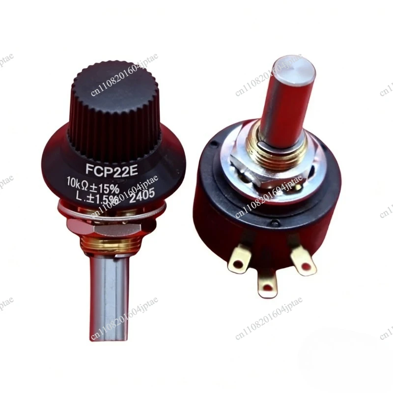 1pcs SFCP22E Conductive Plastic Potentiometer Precise 1K 5K 10K Single Circle Rotation/Continuous Rotation