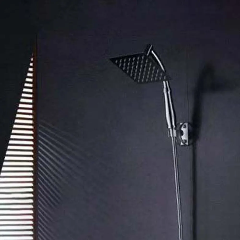 

6/8-дюймовые душевые насадки высокого давления, квадратная круглая насадка для душа под давлением, пластиковая водосберегающая насадка для душа с большой панелью