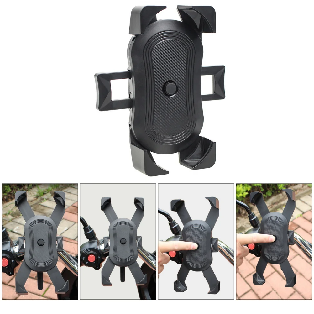 

1Pcs Bike Phone Bracket Anti-Slip Durable Clamp for Smartphones 3.5-6.5inch Multi-Direction Adjustable Bike Mount