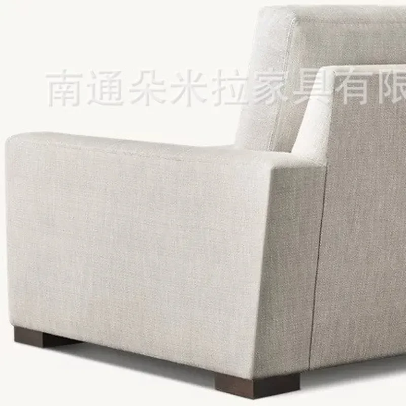 American Solid Wood Luxury Sofa for Living Room and Office High End Comfortable Seating Furniture