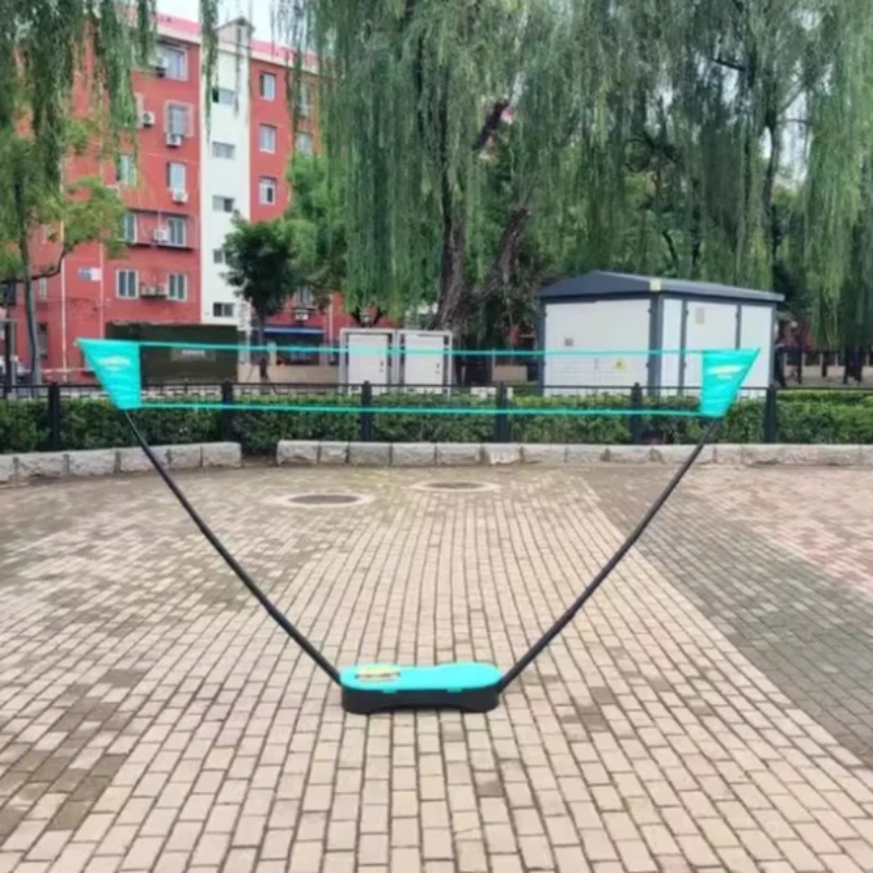 طوي شبكة كرة الريشة قوس المحمولة شبكة كرة الريشة رف في الهواء الطلق قابلة للتطوير شبكات كرة الريشة معدات رياضية احترافية كبيرة #2