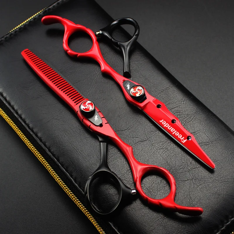 

Freelander 6 Inch Salon Hair Cutting Shear Hairdressing Scissors Hair Professional Barber Scissors Set Makas Scharen