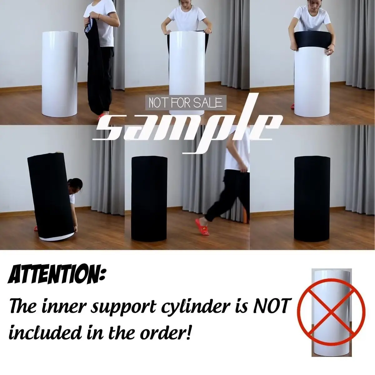 Juego de 3, cubierta de cilindro de LICRA con temática de fresa para decoración de mesa de postre, fiesta de cumpleaños, Baby Shower