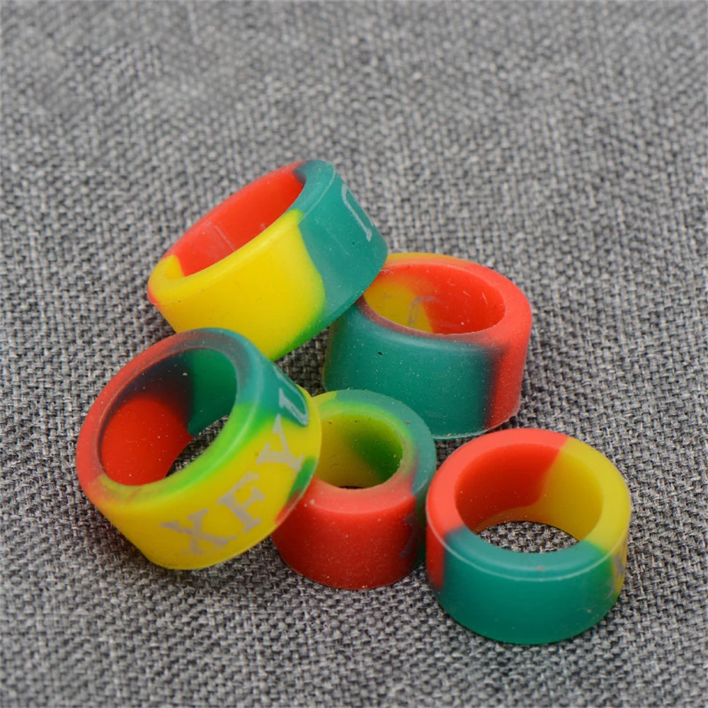 Rod Stop Ring Color Luminous Paragraph Very Good Elasticity Selected High-quality Rubber Durable Silicone Rod Stop Fishing Gear