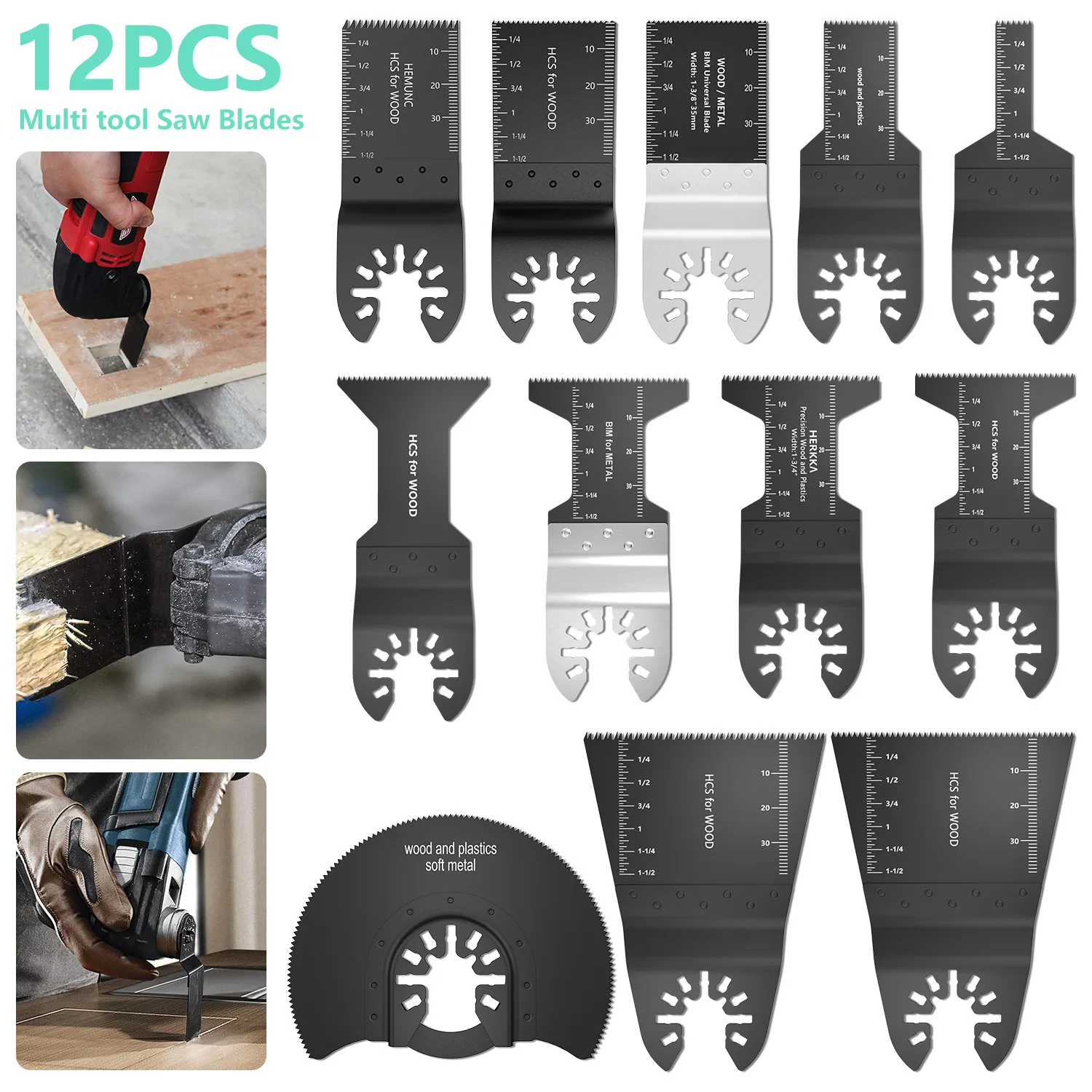 

Multi Tool Blades Oscillating Saw Blade Multi-Function Saw Saw Blade Multi Cutter Blade For Wood Metal Plastic Cutting