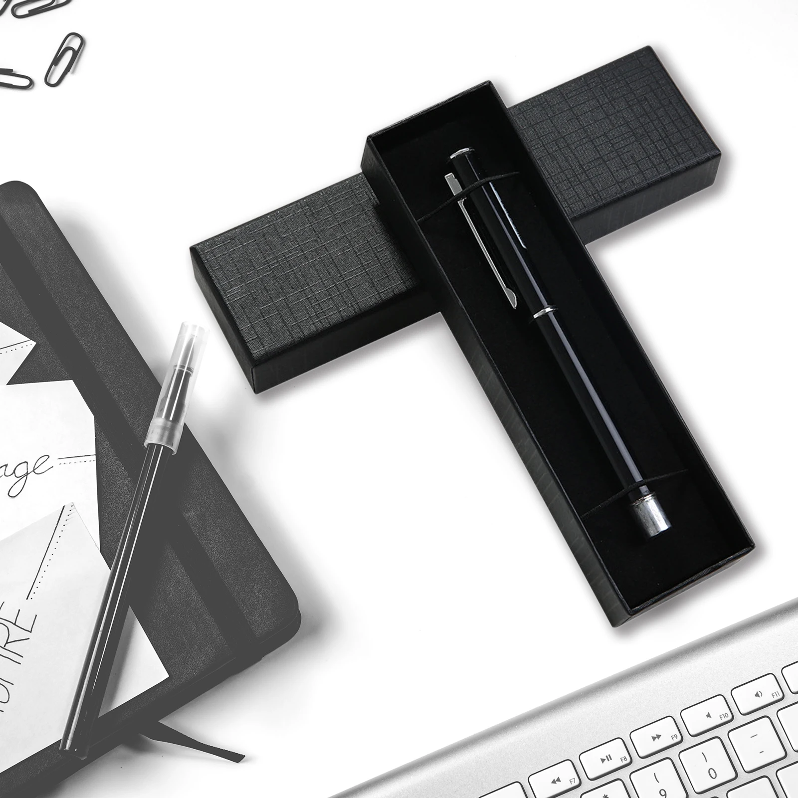 

5pcs Paper Pencil Box Stationery Gift Set For Students Durable Thickened Pen Case Storage Organizer Student Gift Pen Box