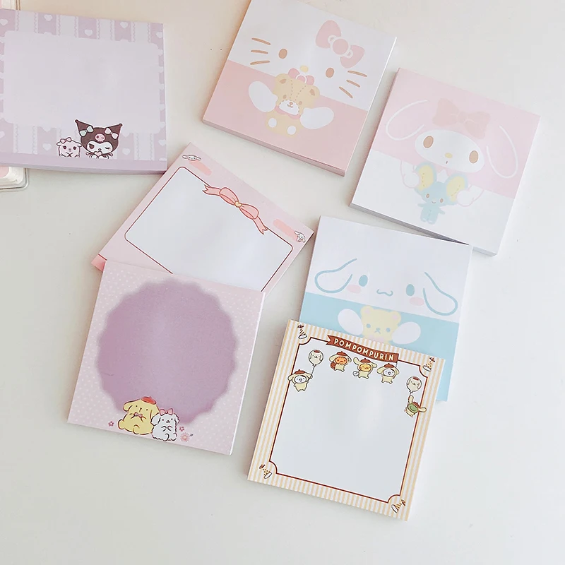 50 Sheets Kawaii Japanese Cartoon Sticky Notes Diary DIY Decorative Sticker Memo Pad Bookmarks School Office Supplies Stationery