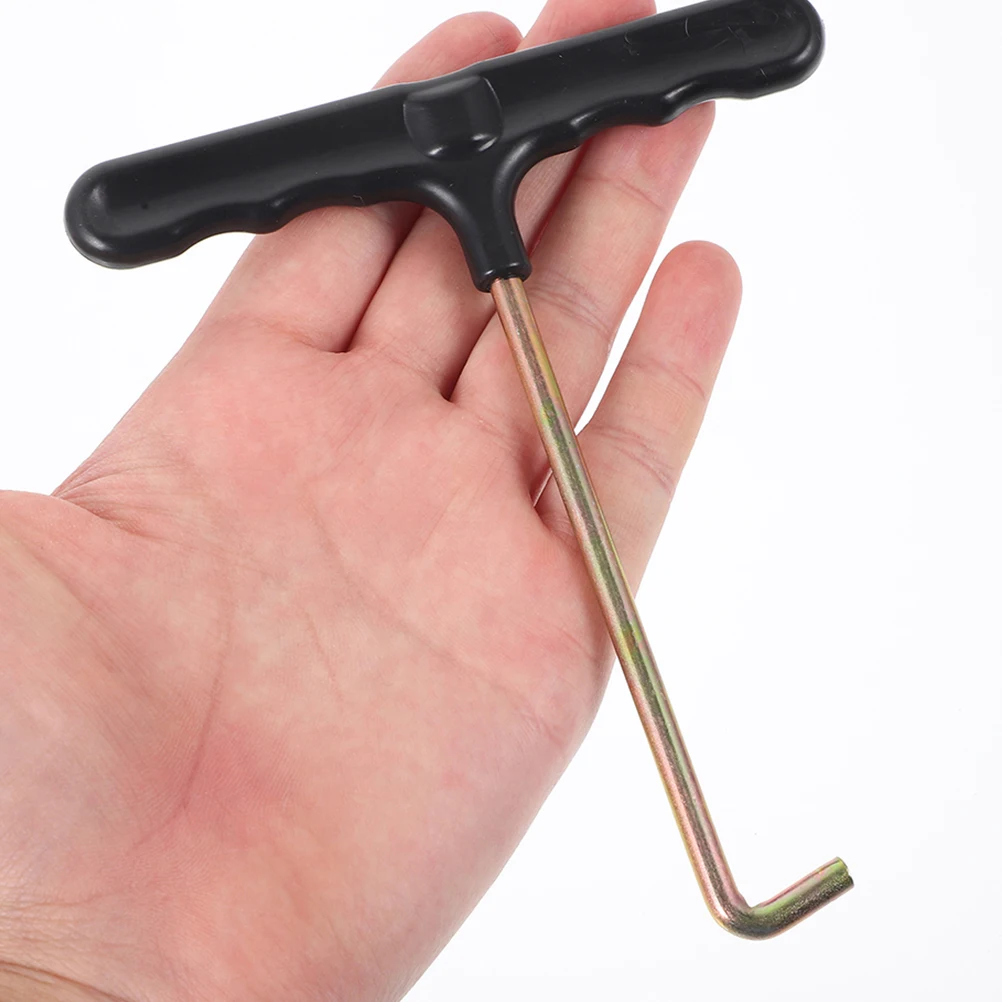 

4pcs Trampoline Hooks Spring Pull Tools Durable Plastic Iron Material Easy Safe Installation Skate Supply Portable Puller