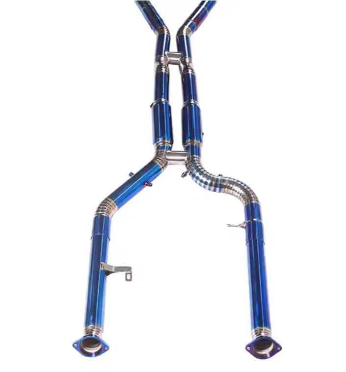 High Quality B*W M3 M4 G82 G80 Stainless Steel Front and Middle Tail Exhaust Pipes with Tips Wholesale