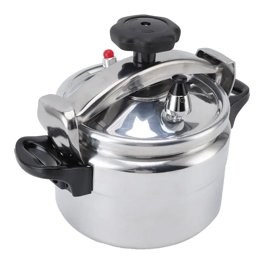 

Steel Pressure Cooker,Universal Compound Bottom Presure Cooker with Safety Valves for Gas Cooktops Flat Top Cooktops Induction C