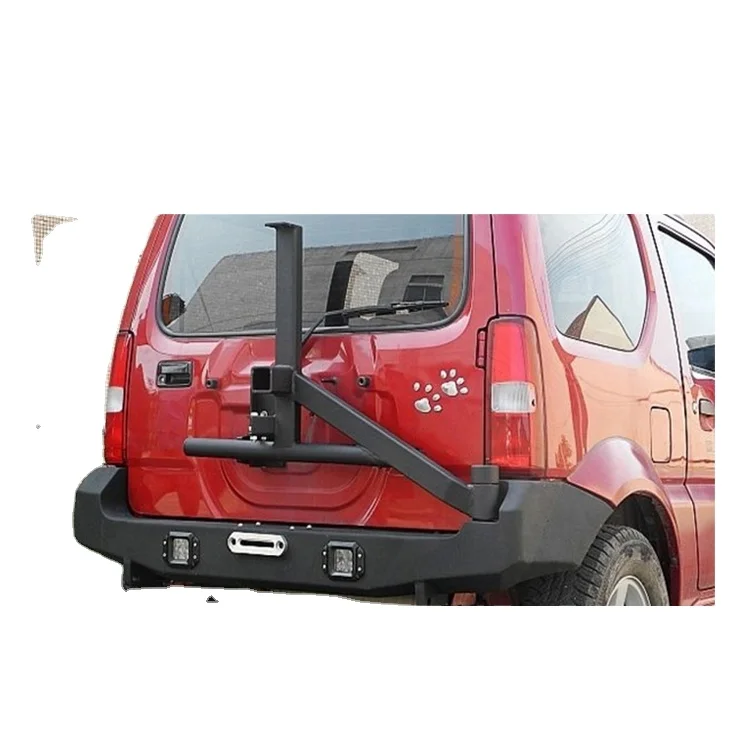 

Rear Winch Bumper with Tire Carrier for Jimny for Auto Parts