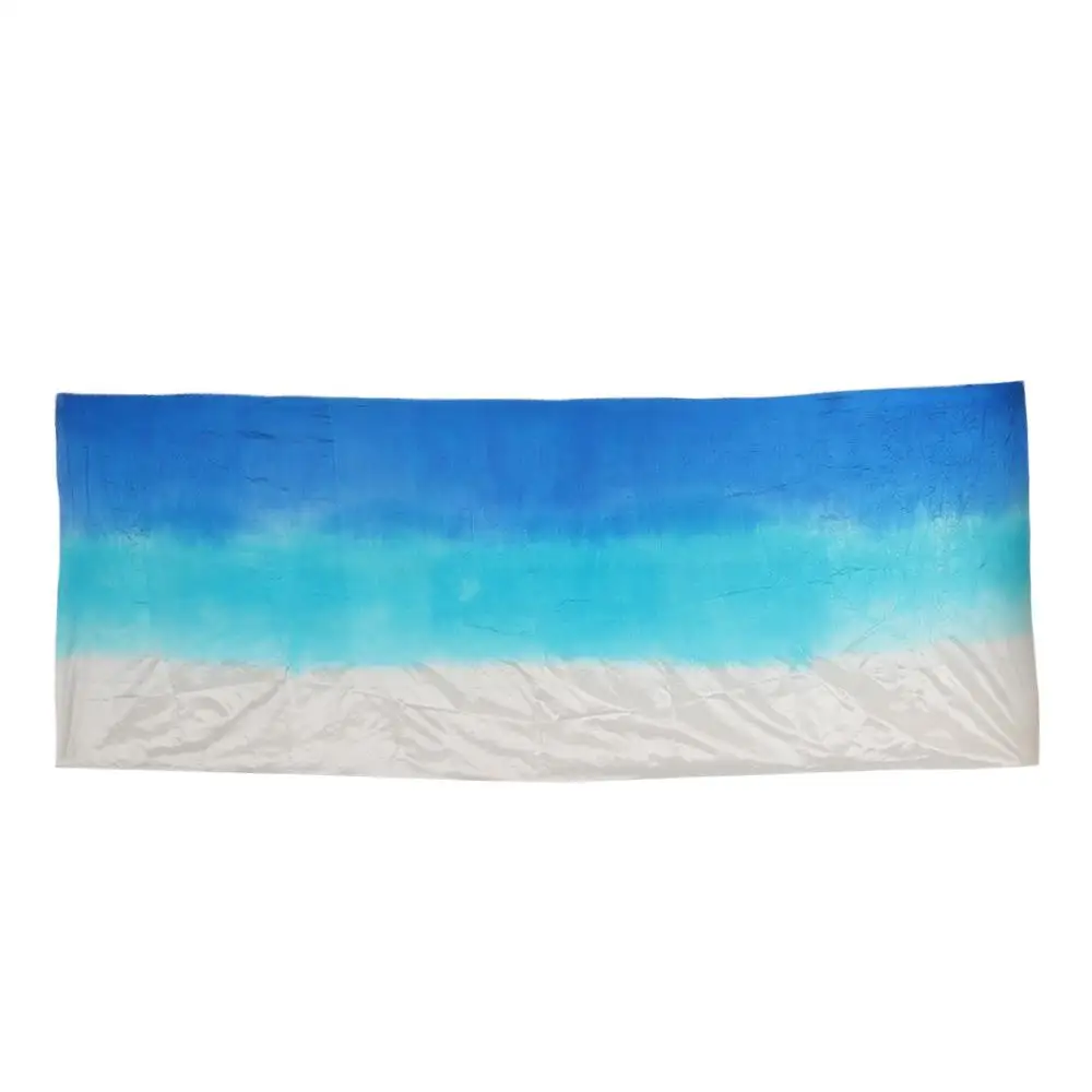 Fashion Gradient Color Belly Dance Veils Light Texture Long Latin Belly Dance Shawls Performance Shawl