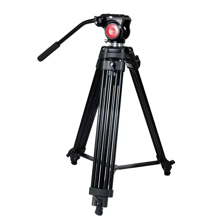 THOR VIDEO  professional 75mm Bowl aluminum video camera tripod with fluid head