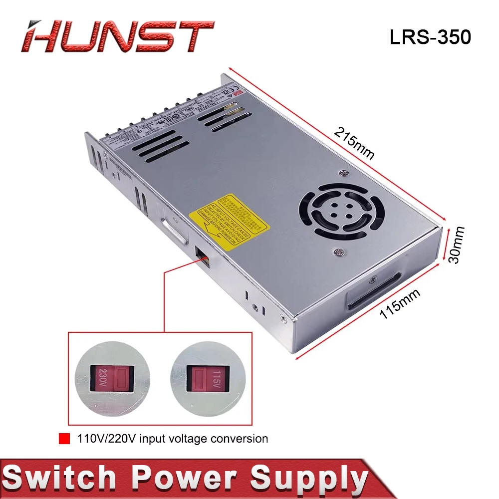 Hunst Meanwell LRS-350 Switching Power Supply 24V 36V 350W Original MW Taiwan Brand LRS-350-24