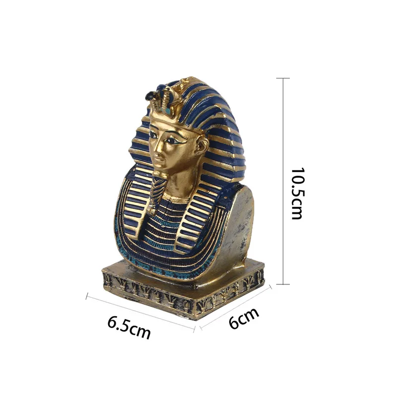 , Pharaoh, Cleopatra, Egyptian cultural artifacts, resin crafts, decorative items, sand table for psychological