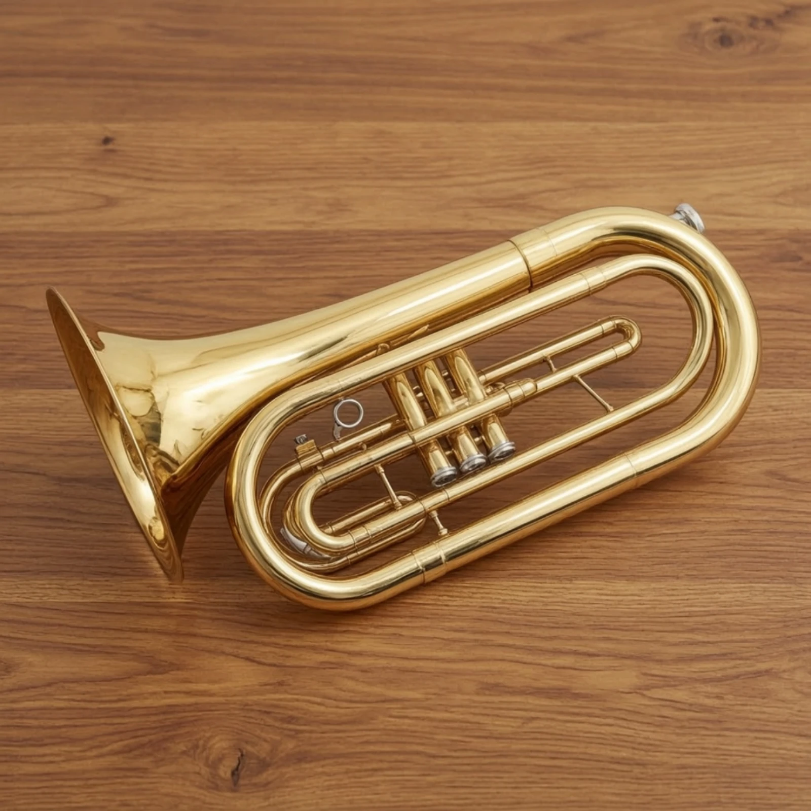 Marching Euphonium Long-Lasting Euphonium with Carrying Bag Soft Case with Backpack Straps Lightweight Brass Instrument Portable