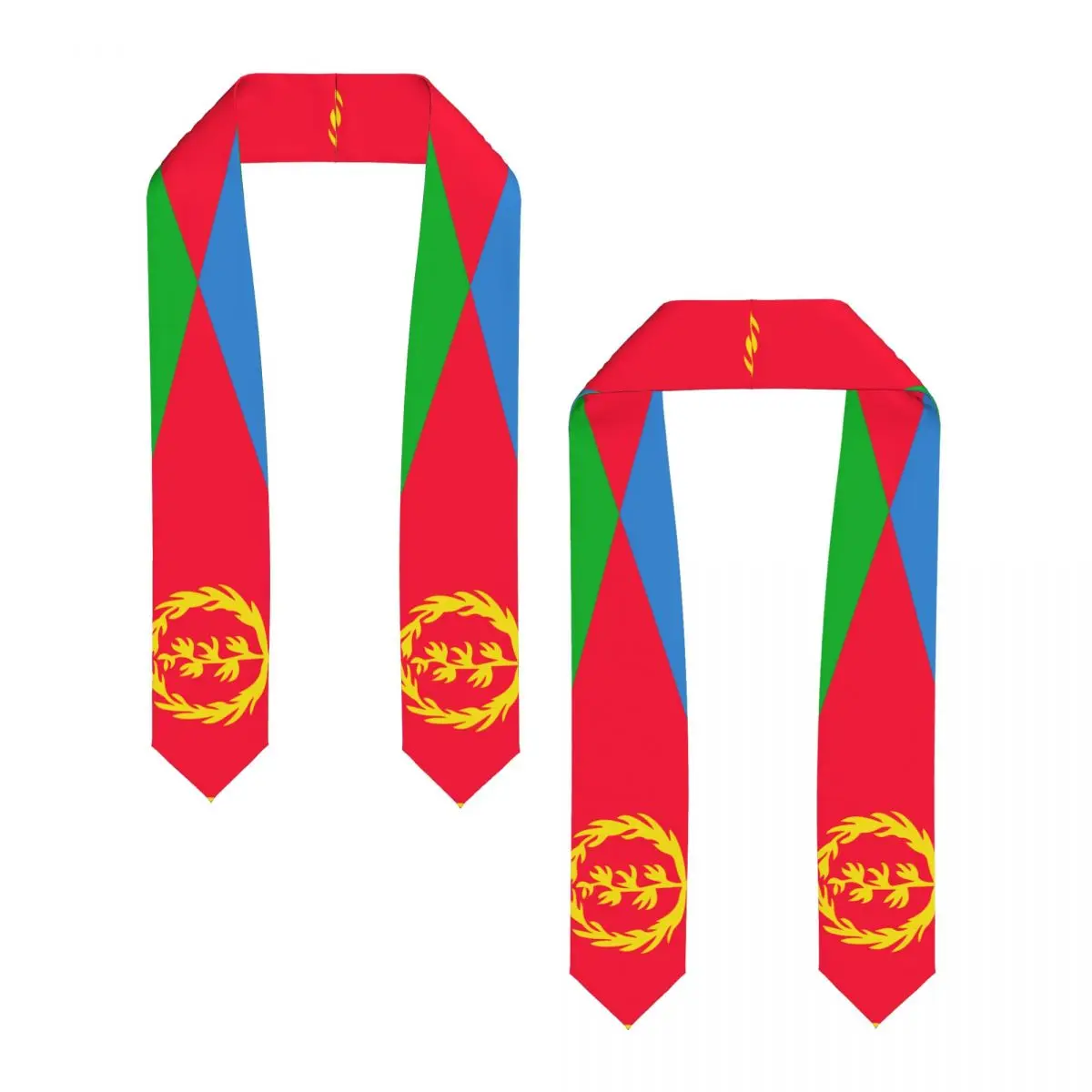 Eritrea Flag Unisex Adult Graduation Stole Shawl for Academic Commencements Celebration Uniform