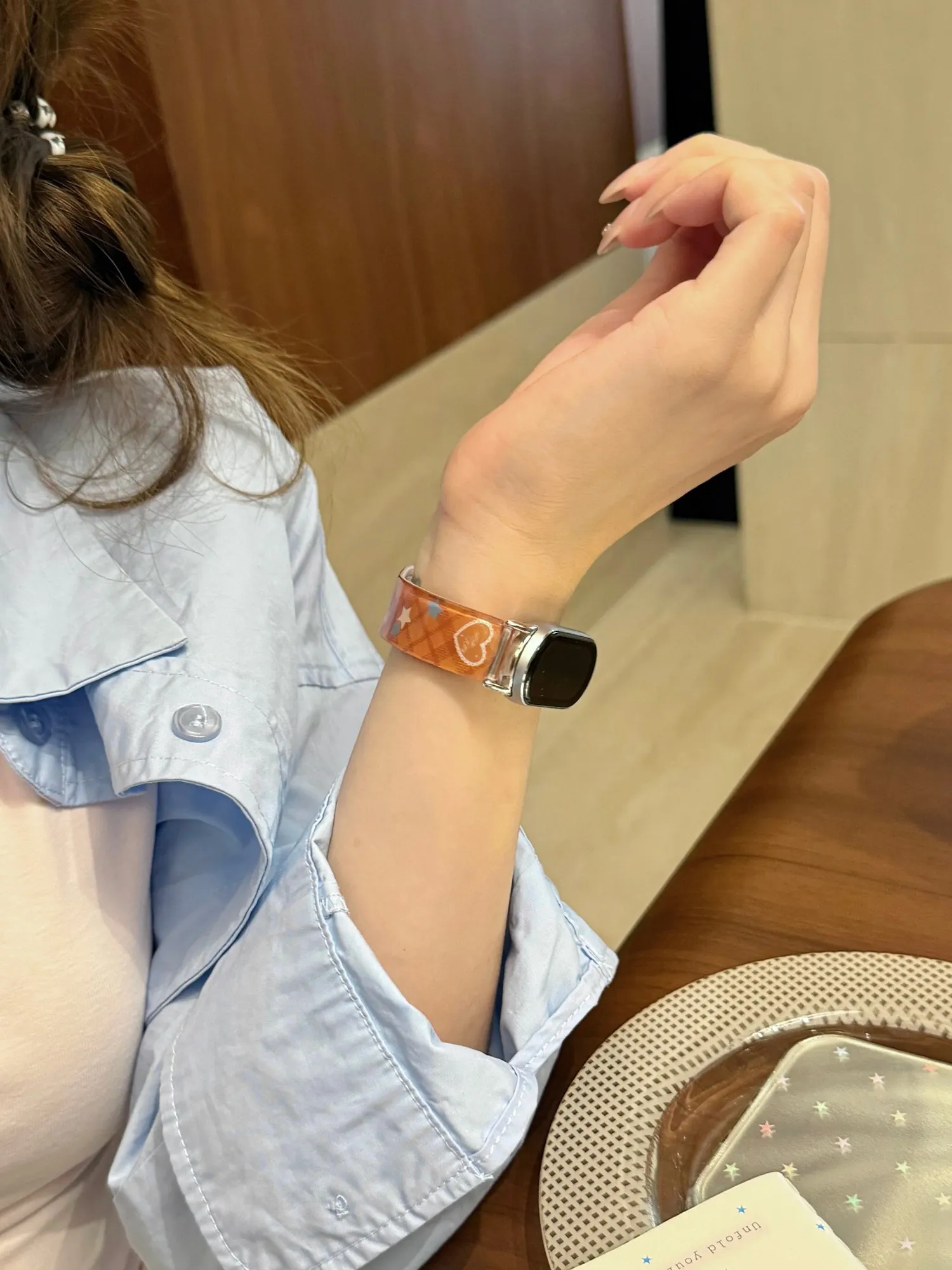 Fashion cute star-shaped frosted soft silicone strap  For Xiaomi Band 10 9 8 NFC Accessories strap