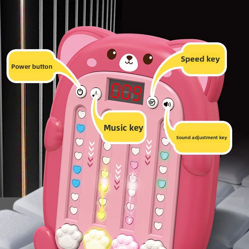 الكرتون الموسيقى الإلكترونية إيقاع لعبة آلة الصحافة السريعة دفع سريع لعبة وحدة التحكم ألعاب متململة يده لغز لعبة الألعاب الحسية