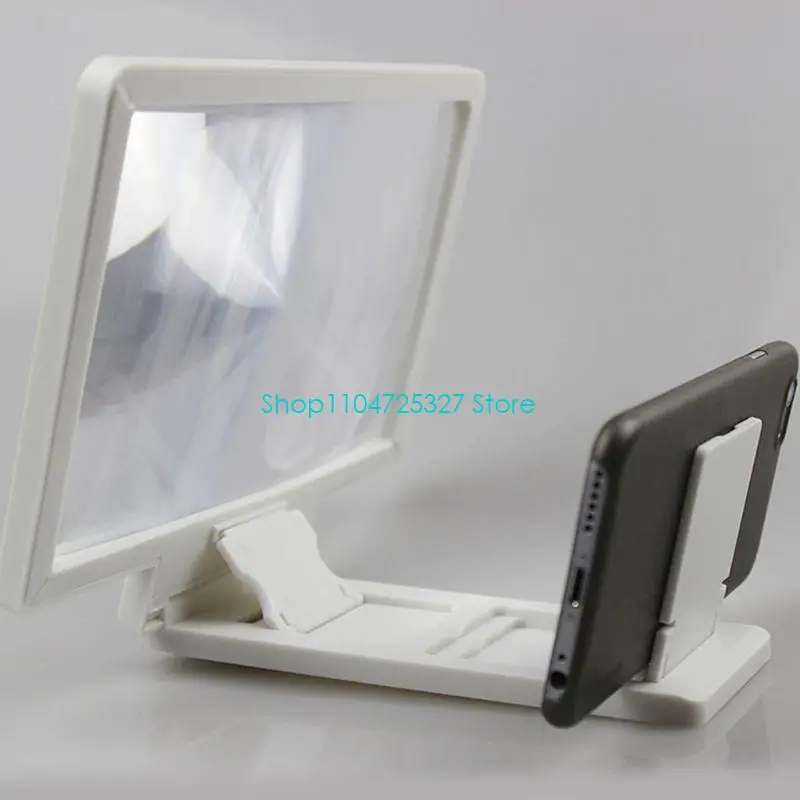 D8KF Cell Phones Screen Magnifier Amplifier Screen Enlarger Smartphone Stand Eye for Protections
