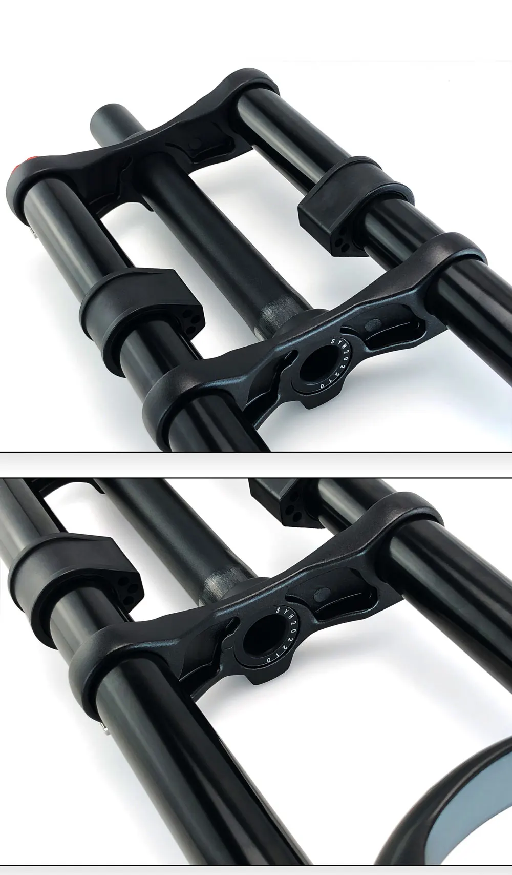 MAGICBROS MG-FK328A Double Shoulder MTB Air Fork 180mm Travel 26/27.5/29" QR/TA Axle 32mm Stanchion Aluminum-Magnesium Alloy