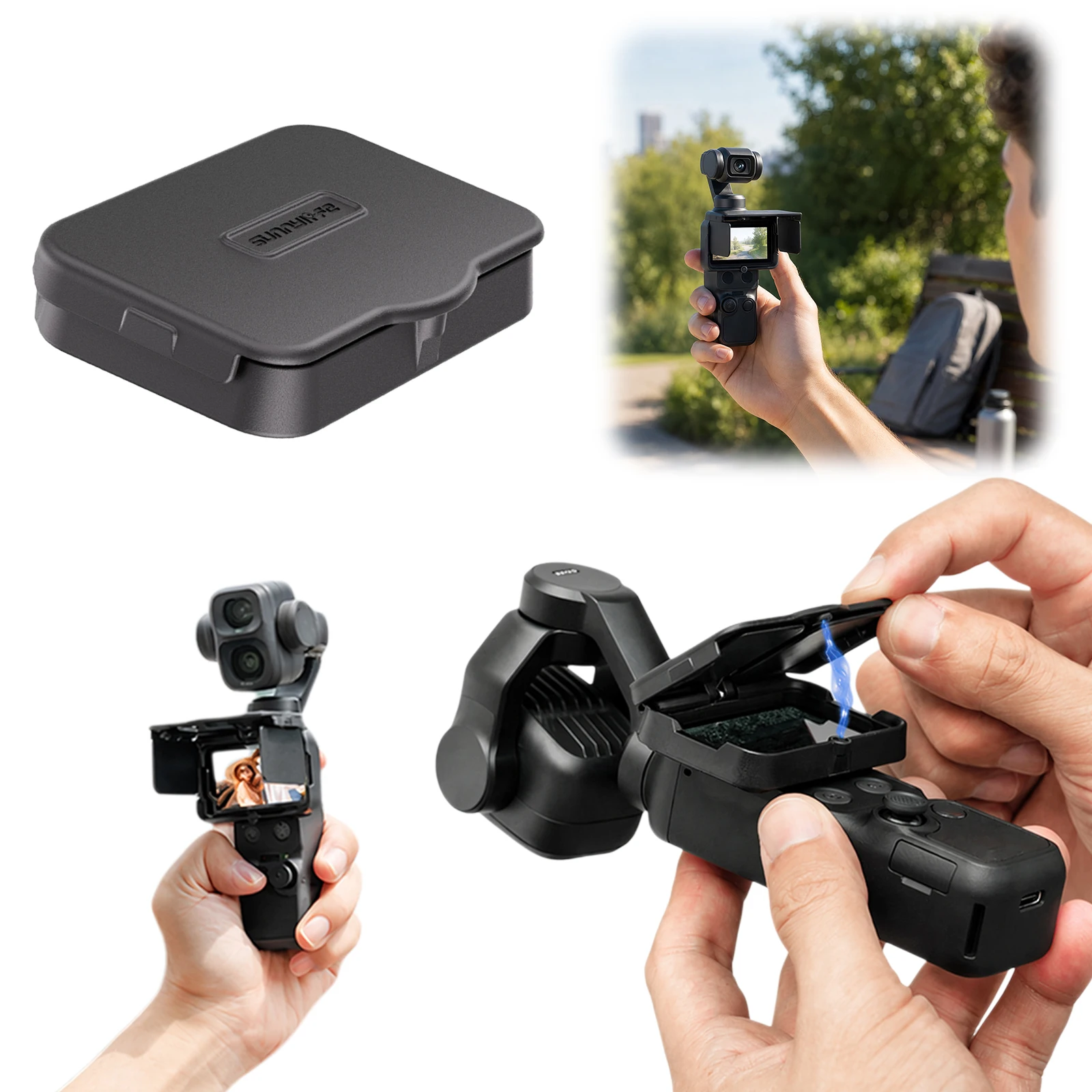 Screen Hood Cover for Osmo Pocket 4P 4 3 Sunshade Lens Protector Camera Accessory