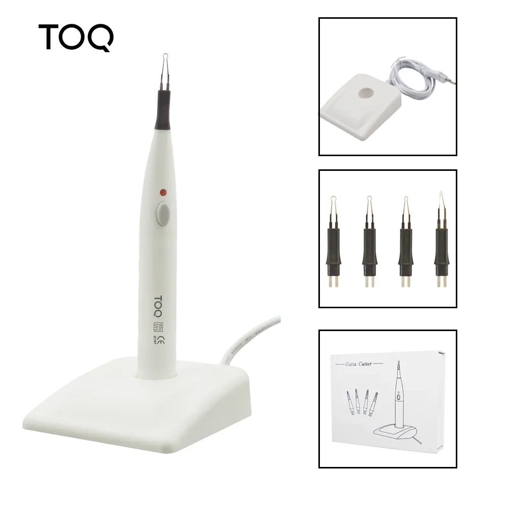 Dental Gutta Percha Cutter Dental 4 Tips Tooth gum Cutter Endo Gutta  dissolved breaker cutter Teeth Whitening instrument