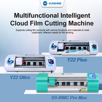 SUNSHINE Y22 ULTRA  Y22 PLUS Intelligent Flexible Hydrogel Film Cutting Machine UNLOCKED Unlimited Times;SS-057 SS-075 Film Cuts