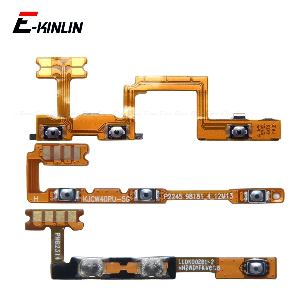 Volume Button Power Switch On Off Key Ribbon Flex Cable For HuaWei Honor Play 40 50 Plus Play4 4T 5T 6T 7T 8T Pro
