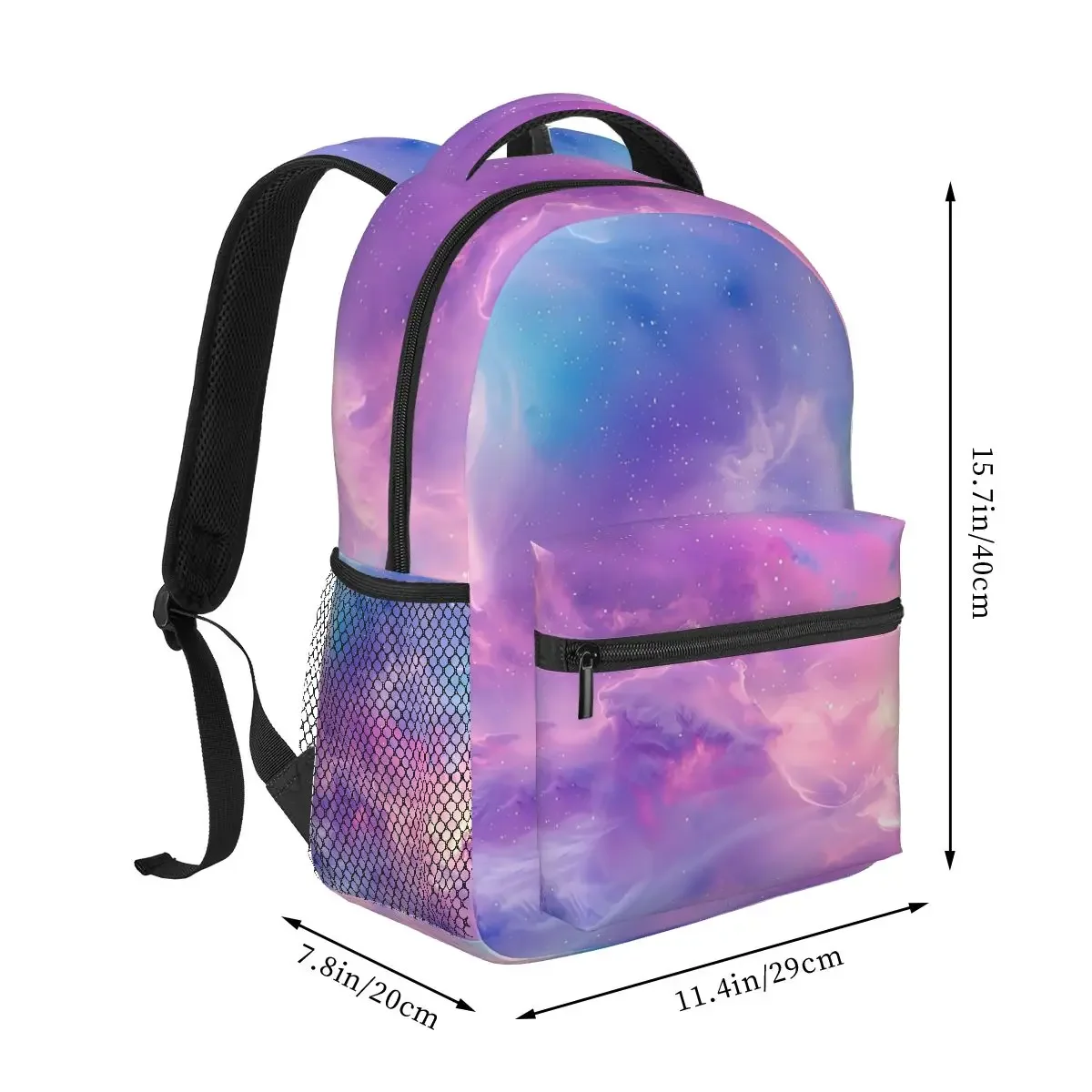 Celestial Serenade The Dance Of Nebulae Backpacks Boys Girls Bookbag Children School Bags Cartoon Laptop Rucksack Shoulder Bag