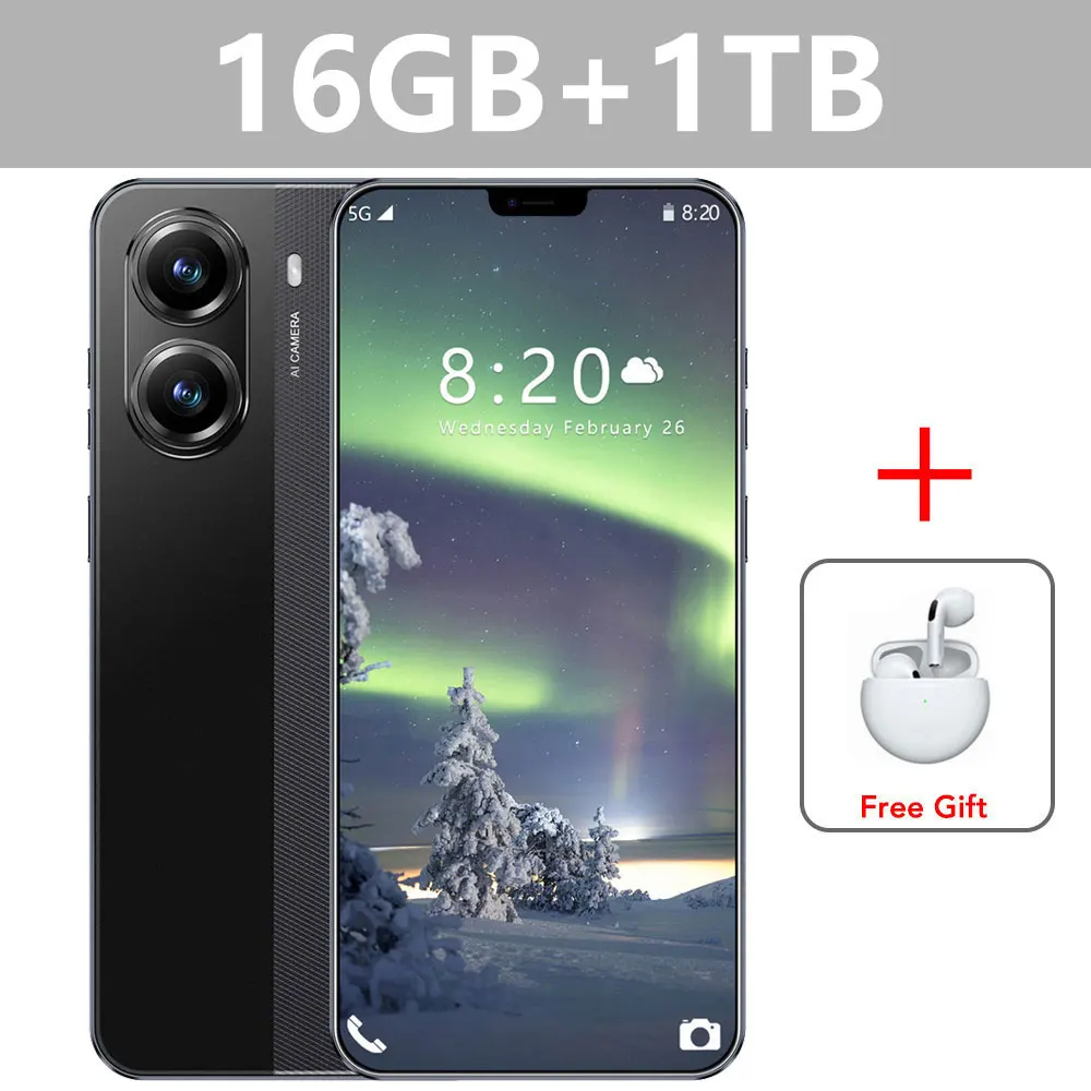 2026 Nieuwe X7 Pro Smartphone 7.0'' HD Originele Mobiele Telefoons 5G Dual Sim Mobiele Telefoons 6800mAh Android 13 Globale Versie Mobiele Telefoon