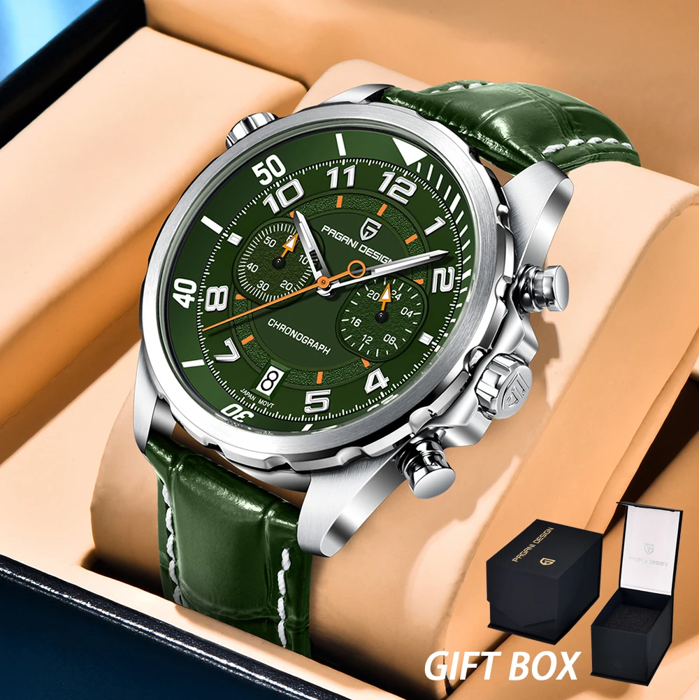 Luxury Watch Leather - Reloj de Pulsera para Hombre PAGANI